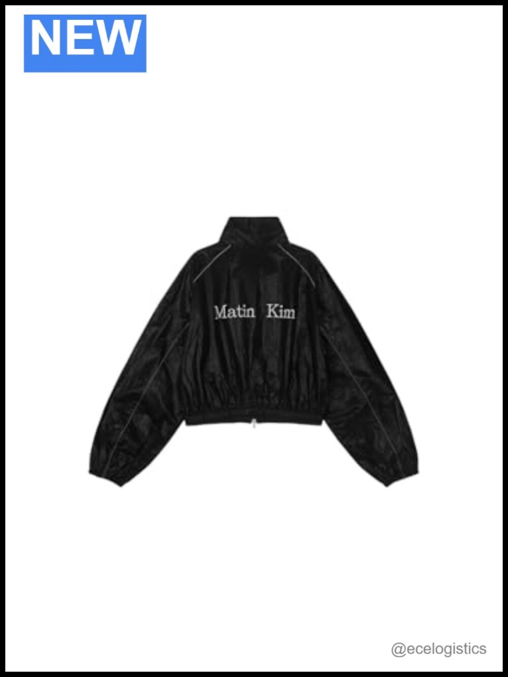 Matin Kim Coating Crop Jacket Cotton Blouson